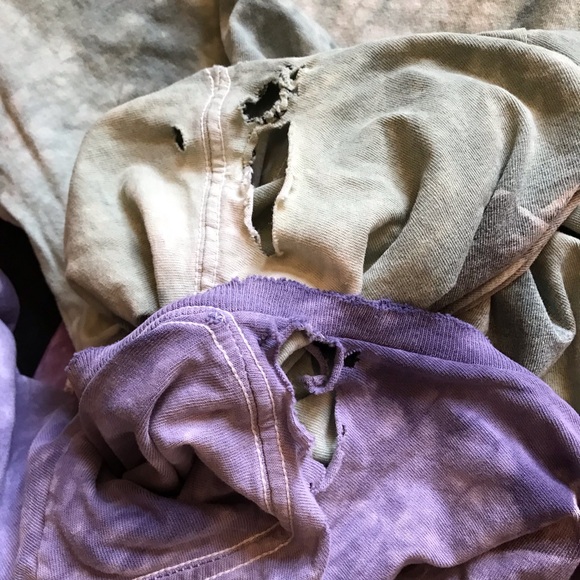 Ten Distressed Trashed Grunge Graphic T Shirt XL XXL Holes Fade Punk Streetwear - Picture 14 of 16